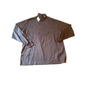 Cross Creek Black Long Sleeve Turtleneck Embroidered Witch XL Cotton Vintage 80s